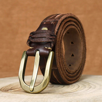 Ceinture en cuir de vachette véritable Hawthorne