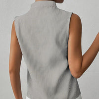 Blouse sans manches rayée Isadora