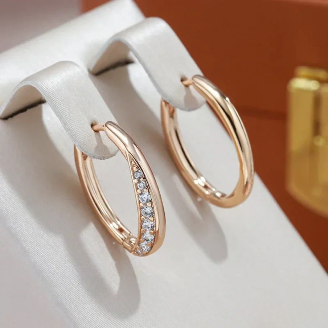 Milagros - Boucles d'Oreilles Dorées Chic