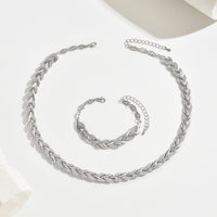 Berta - Ensemble de Bijoux Épi de Blé Cristaux