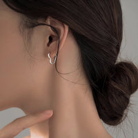 Pilar - Boucles d'Oreilles Cœur Doré en Acier Inoxydable