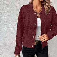 Cardigan Tricoté Décontracté