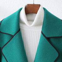 Manteau croisé ceinturé Alessandra