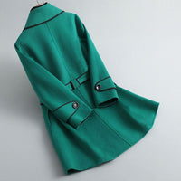 Manteau croisé ceinturé Alessandra