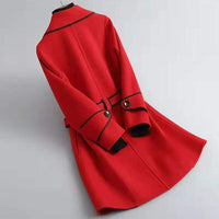 Manteau croisé ceinturé Alessandra