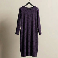 Robe midi à manches longues Elena