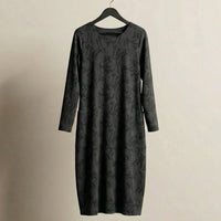 Robe midi à manches longues Elena