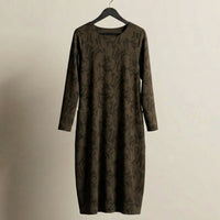 Robe midi à manches longues Elena
