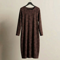 Robe midi à manches longues Elena
