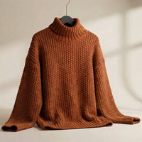 Pull col roulé en coton Valeria