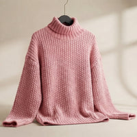 Pull col roulé en coton Valeria