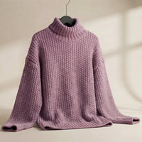 Pull col roulé en coton Valeria