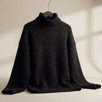 Pull col roulé en coton Valeria