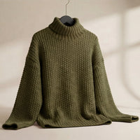 Pull col roulé en coton Valeria