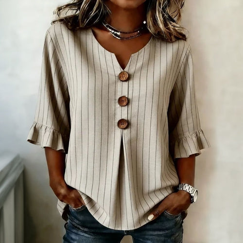 Blouse À Rayures Vintage