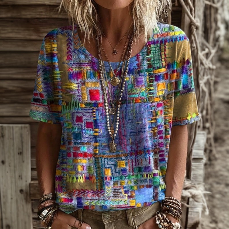 T-Shirt Vintage Coloré
