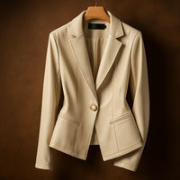 Blazer en cuir Elena