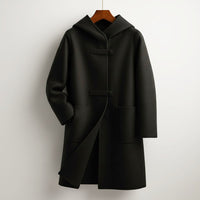 Manteau en laine à capuche Lucia