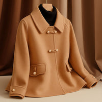 Manteau court en laine Valentina