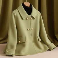 Manteau court en laine Valentina