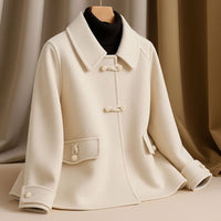 Manteau court en laine Valentina