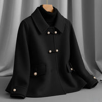 Manteau court en laine Valentina