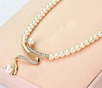 Fabiola - Ensemble Collier et Boucles d'Oreilles Perles Naturelles