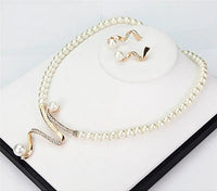 Fabiola - Ensemble Collier et Boucles d'Oreilles Perles Naturelles