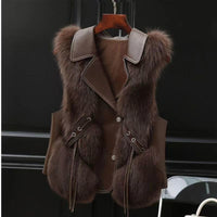 Gilet en fausse fourrure Valentina