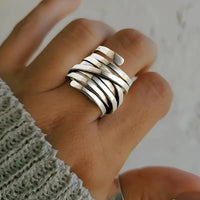 Teresa - Bague Argentée Vintage Élégante