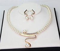 Fabiola - Ensemble Collier et Boucles d'Oreilles Perles Naturelles