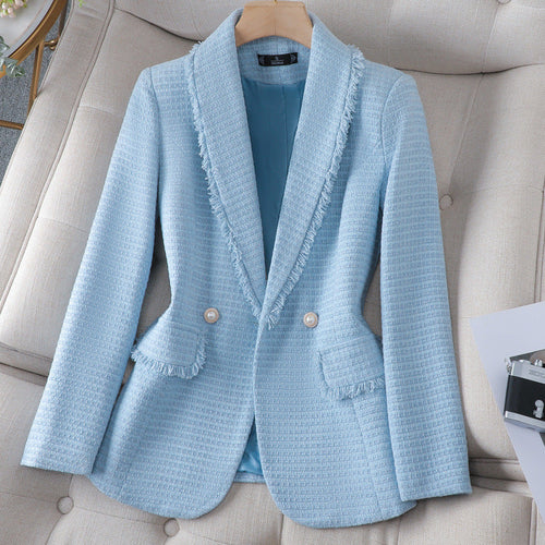 Blazer en tweed perlé Clarisse