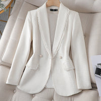 Blazer en tweed perlé Clarisse