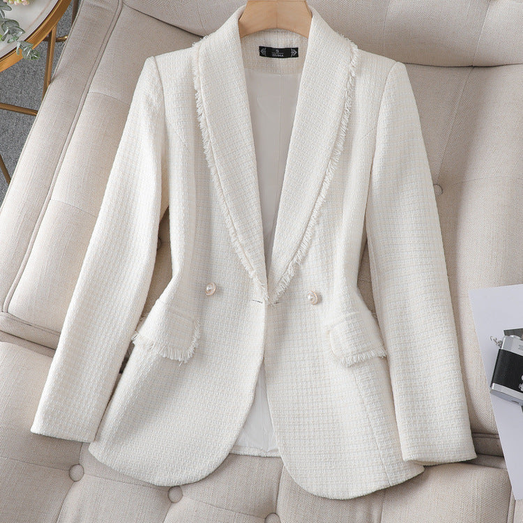 Blazer en tweed perlé Clarisse