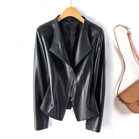 Veste en cuir sculptée Renata
