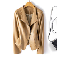 Veste en cuir sculptée Renata