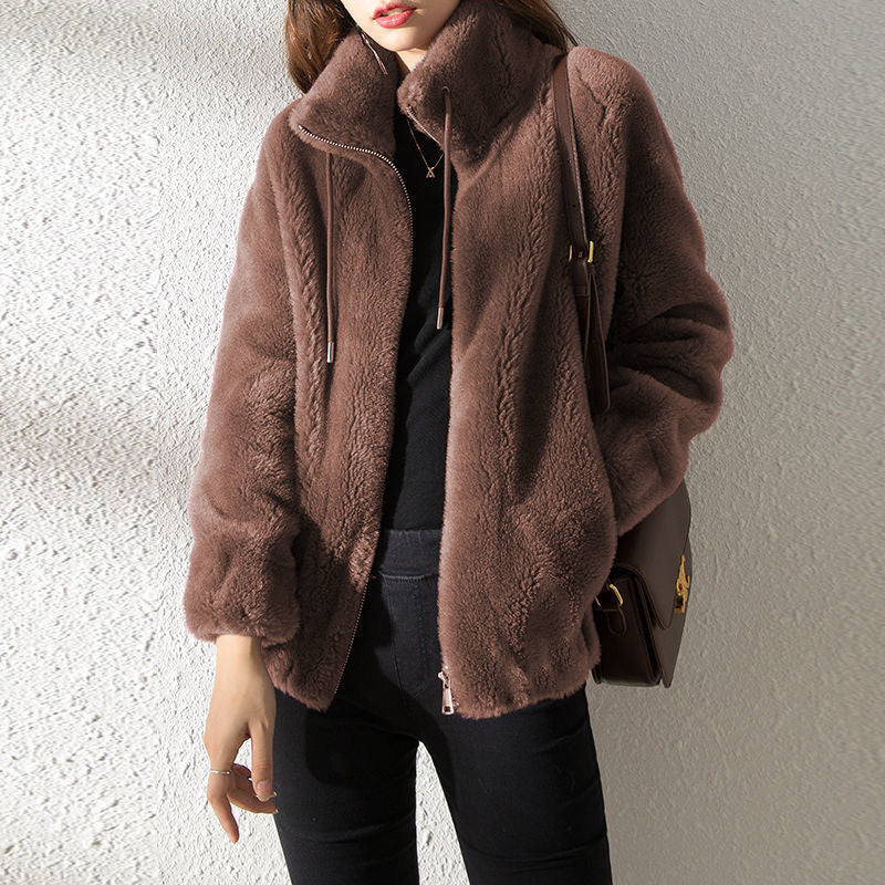 Manteau en fausse fourrure Alessia