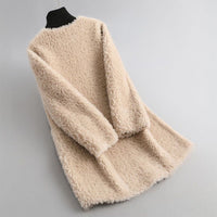Manteau en peau lainée Amalia