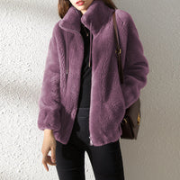Manteau en fausse fourrure Alessia