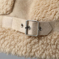Manteau en peau lainée Bianca