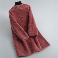 Manteau en peau lainée Amalia