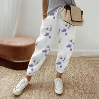 【Coton Et Lin】Pantalon Décontracté Respirant