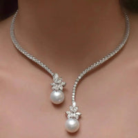 Valentina - Collier Élégant Perles Argent Sterling