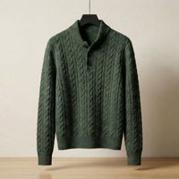 Pull torsadé boutonné Caterina