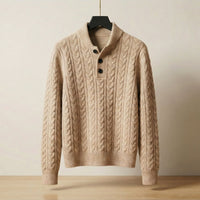 Pull torsadé boutonné Caterina