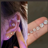 Casilda - Clips d'Oreille Chic Or Blanc