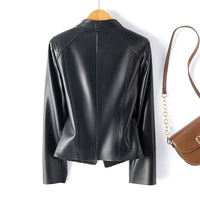 Veste en cuir sculptée Renata