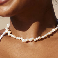 Collier ras-de-cou Perles de Mer