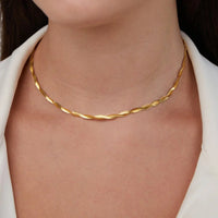 Collier Chaîne Torsadée