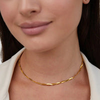 Collier Chaîne Torsadée